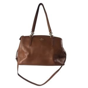 Coach Tan Leather Christie Carryall Shoulder bag